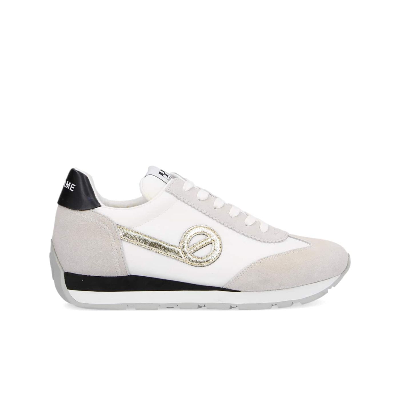 CITY RUN JOGGER - SUEDE/BREAKER - BLANC
